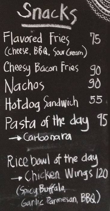 Menu At D&k Cake Corner Cafe, Quezon City