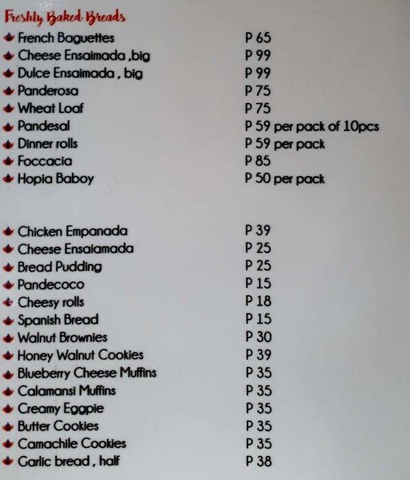 Tiny Teapot Bakery Cafe Menu, Menu for Tiny Teapot Bakery Cafe, Highway