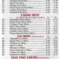 Panda Garden Menu Menu For Panda Garden Lansdale Montgomery County