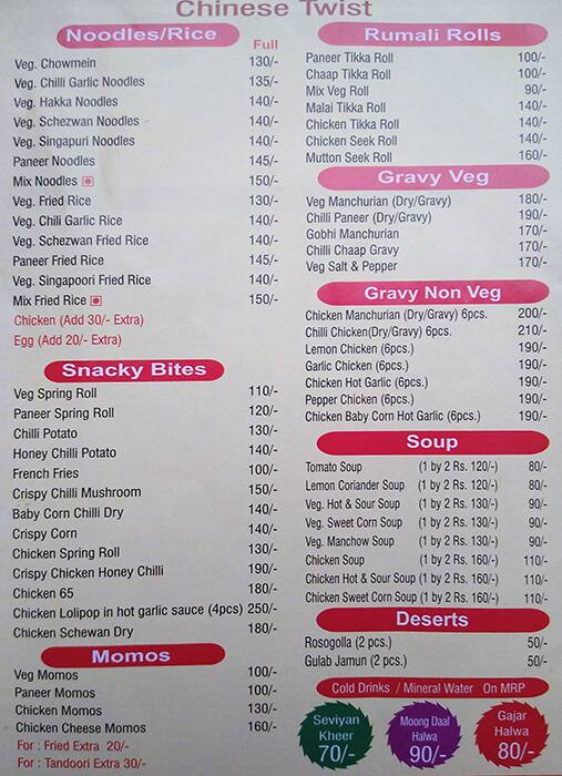Menu at THE PIZZERIA JUNCTION (BY NIKKY), Greater Noida