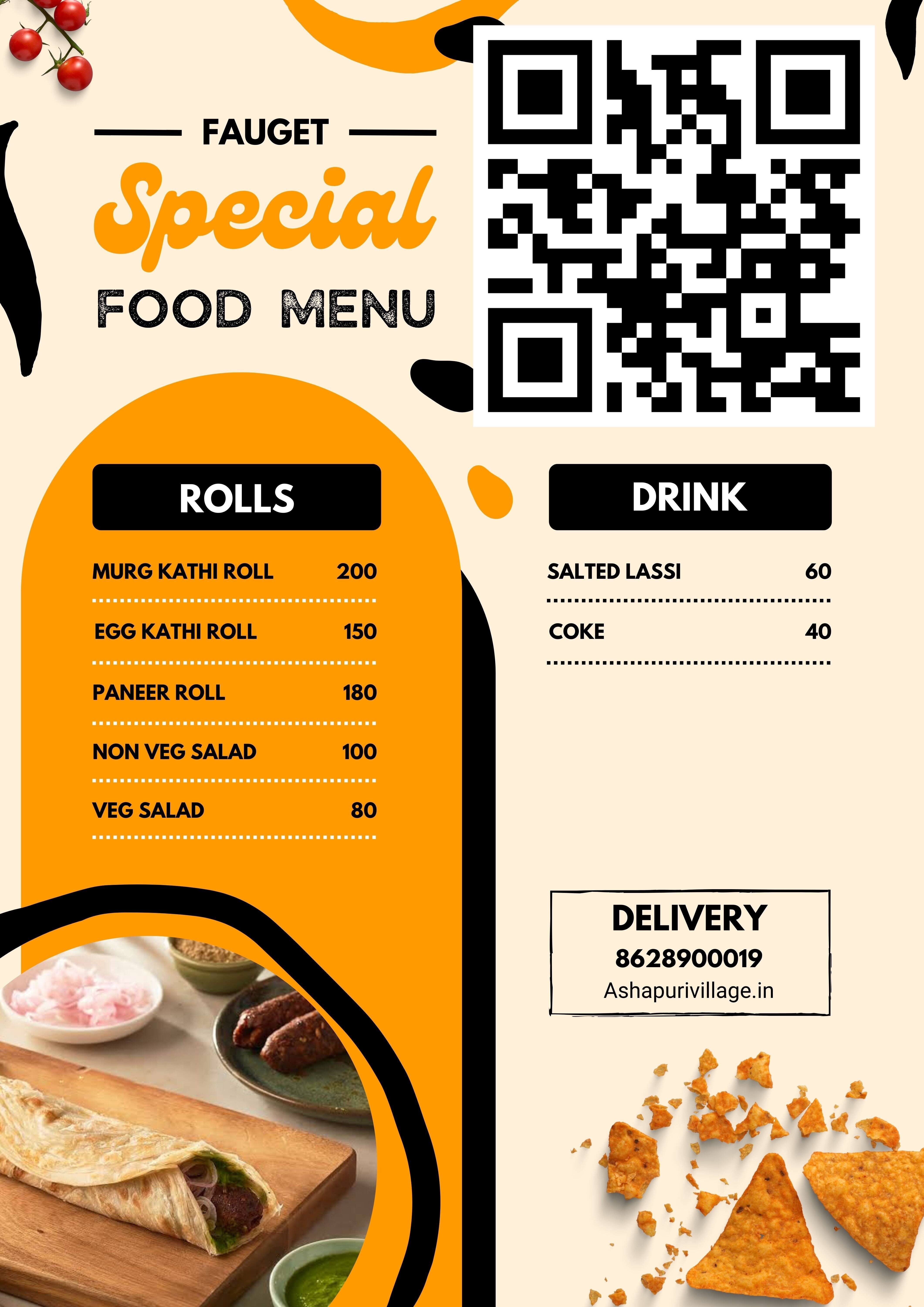 Ashapuri Village menu