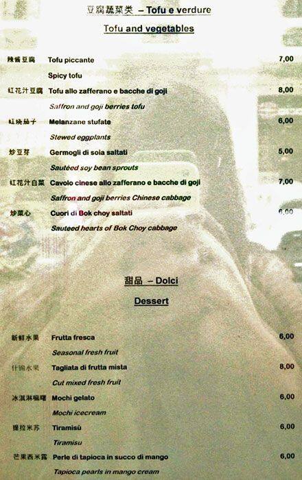 Menu di Zen-Ci 