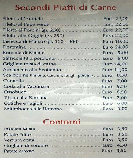Menu di Dal Trio 