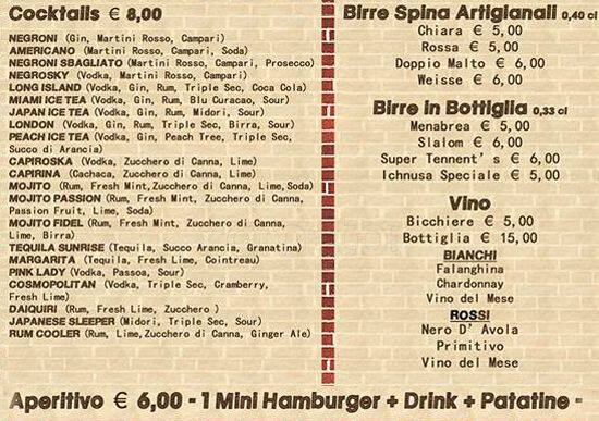 Menu di Pan'vino 