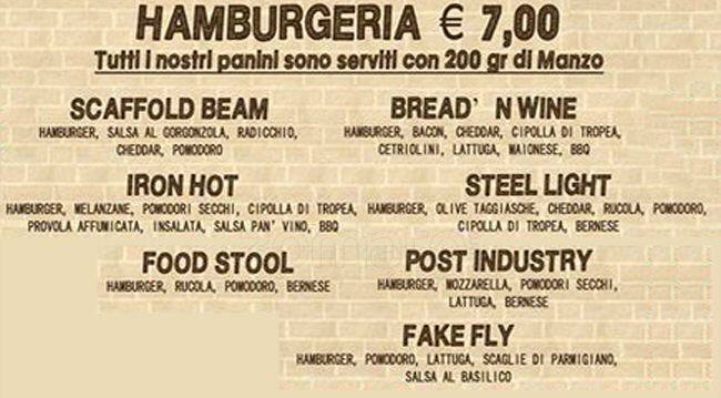 Menu di Pan'vino 