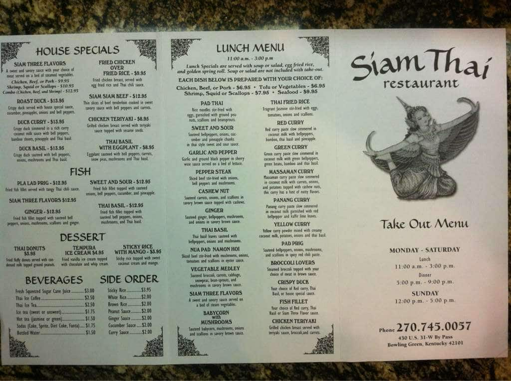 siam-thai-restaurant-menu-menu-for-siam-thai-restaurant-bowling-green