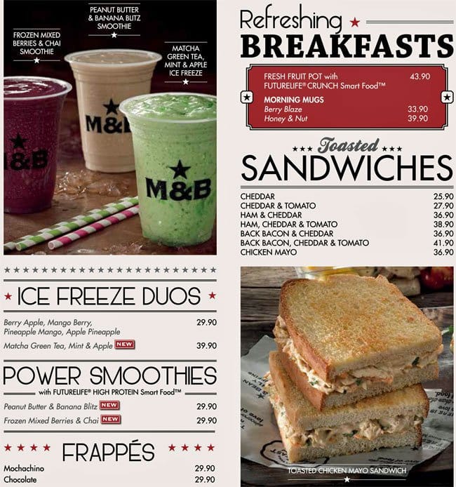 Mugg & Bean On the Move Menu Zomato SA