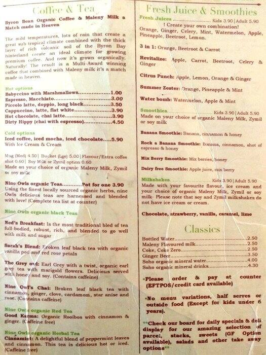 Apples on Ainsworth Menu, Menu for Apples on Ainsworth, Coopers Plains