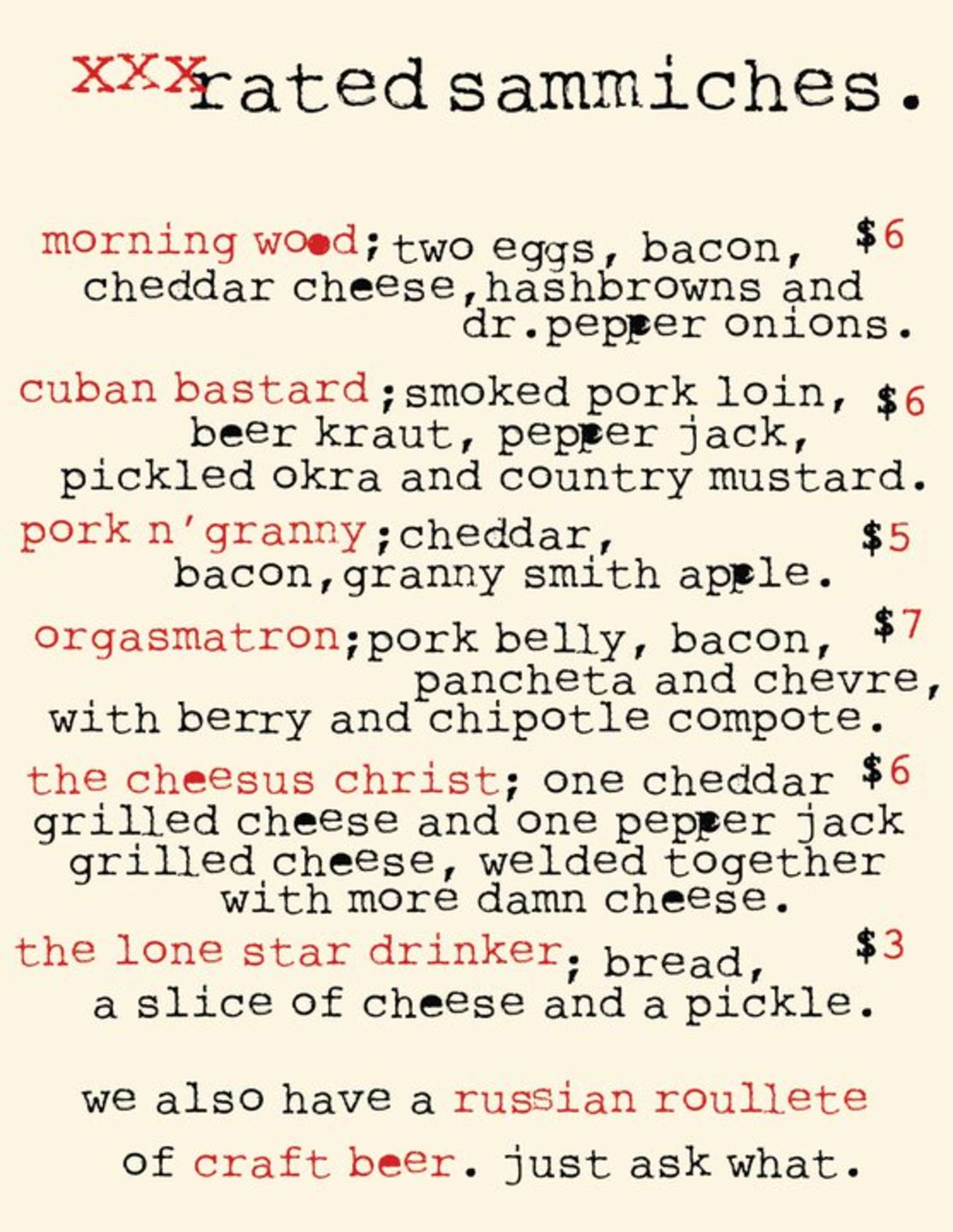 tower inn menu