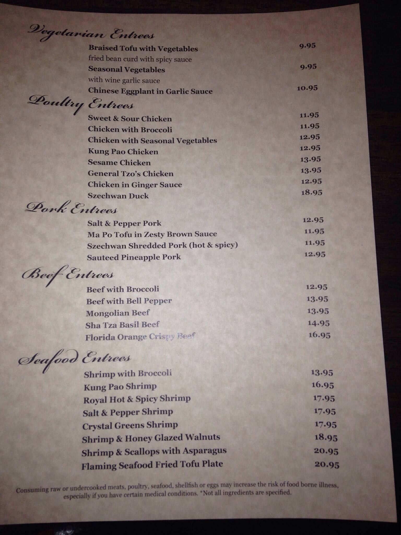 Menu At Shanghai Cottage Restaurant Fairhope