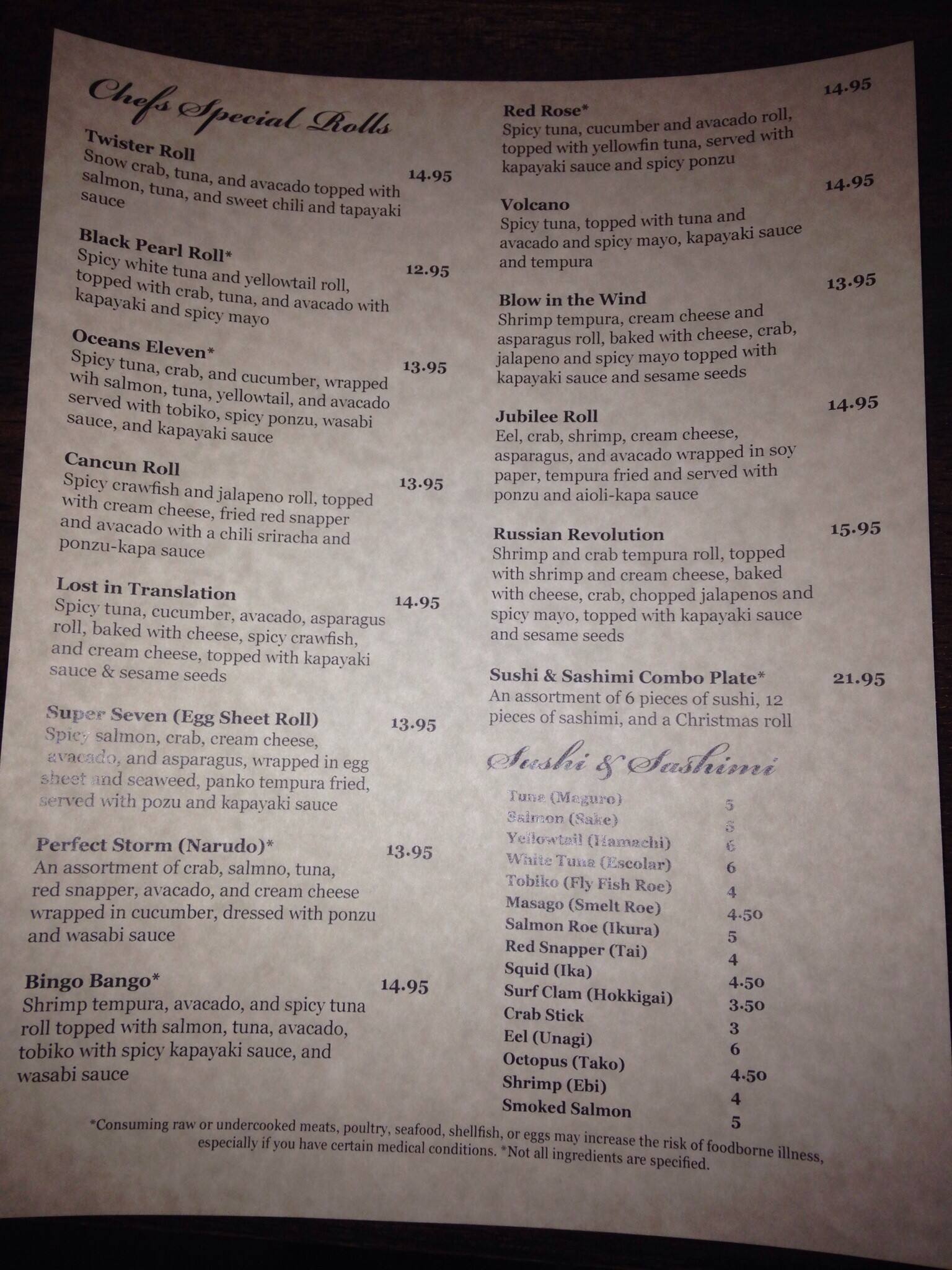 Menu At Shanghai Cottage Restaurant Fairhope