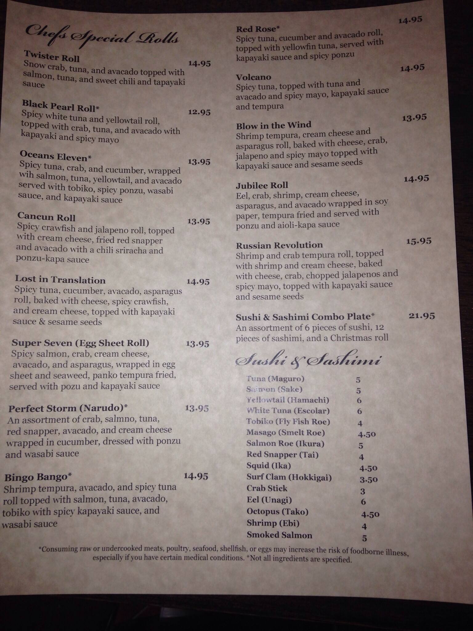 Menu At Shanghai Cottage Restaurant Fairhope