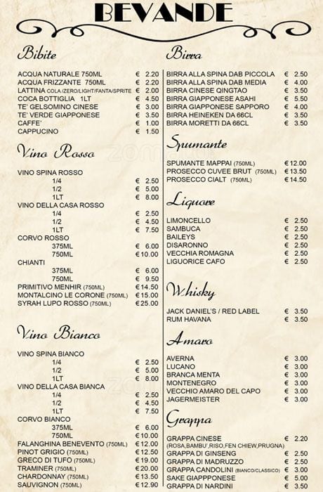 Menu di Risto VIP 