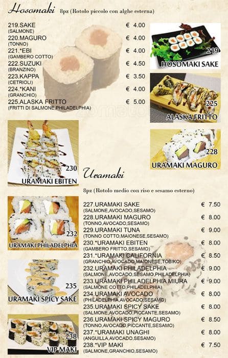 Menu di Risto VIP 