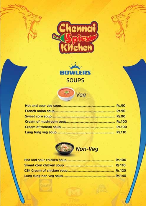 Chennai Spicy Kitchen Menu Menu For Chennai Spicy Kitchen