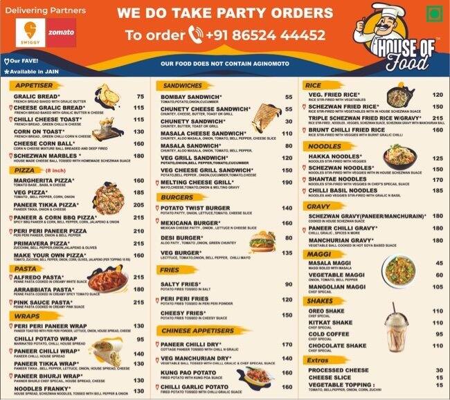 Menu At Say Cheese Mumbai Shop No 10