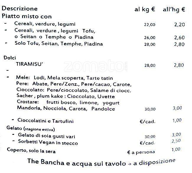 Menu di Cibò 