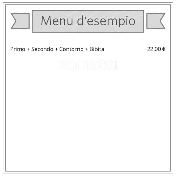 Menu di Trattoria La Terrazzetta da Mimmo e Maurizio 