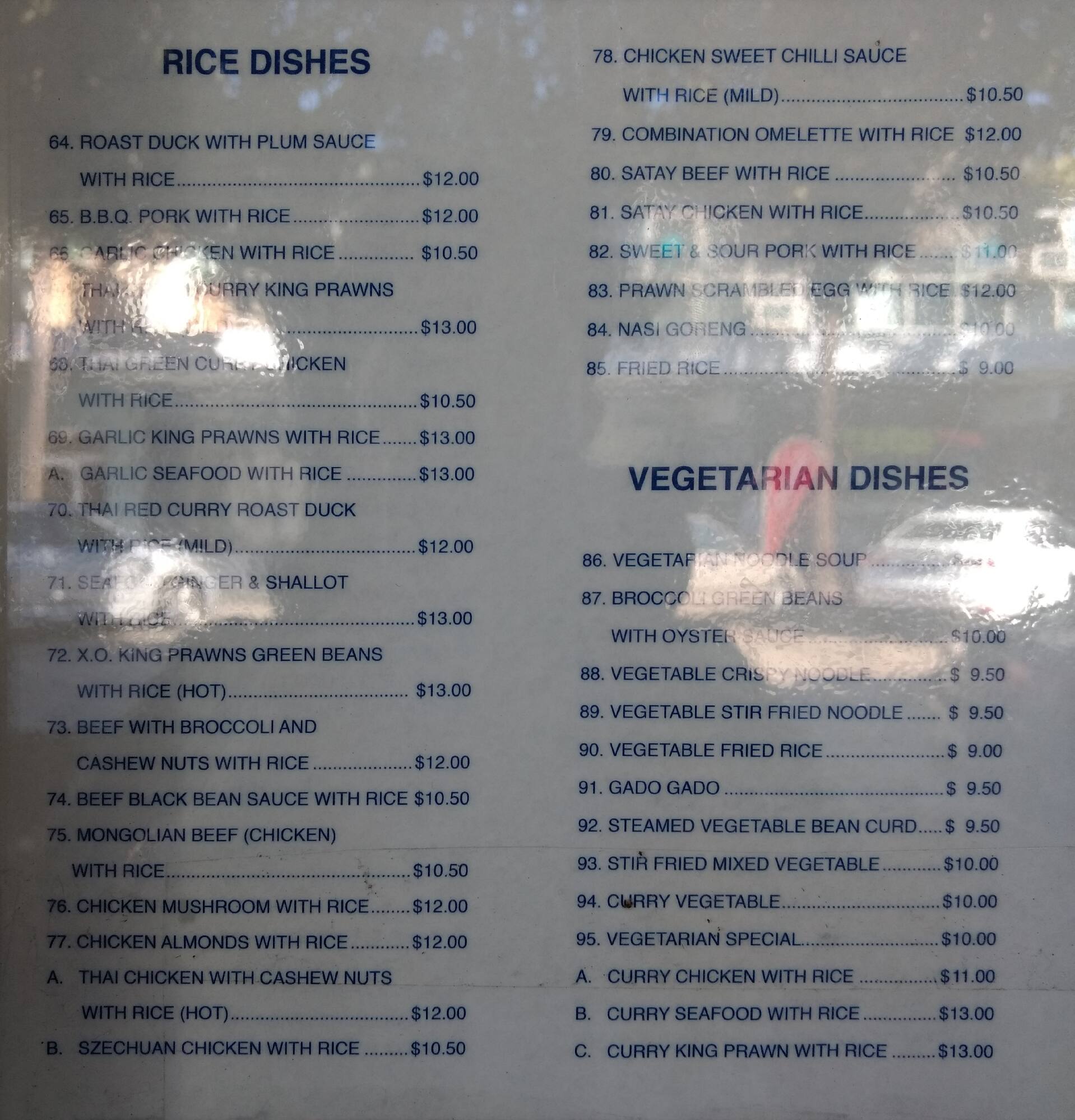 Menu at The Best Noodle Inn restaurant, Cronulla