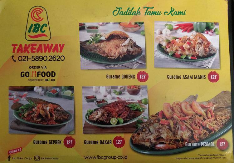 Ikan Bakar Cianjur Menu Menu Untuk Ikan Bakar Cianjur