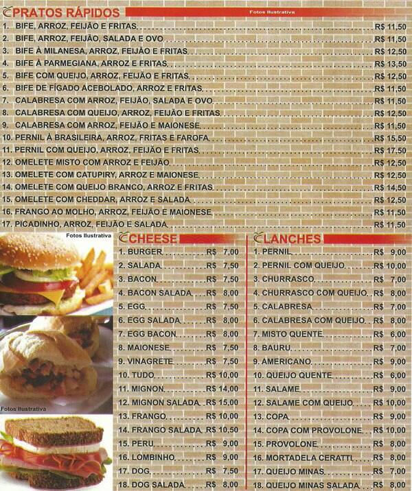 Orange Point cardápio