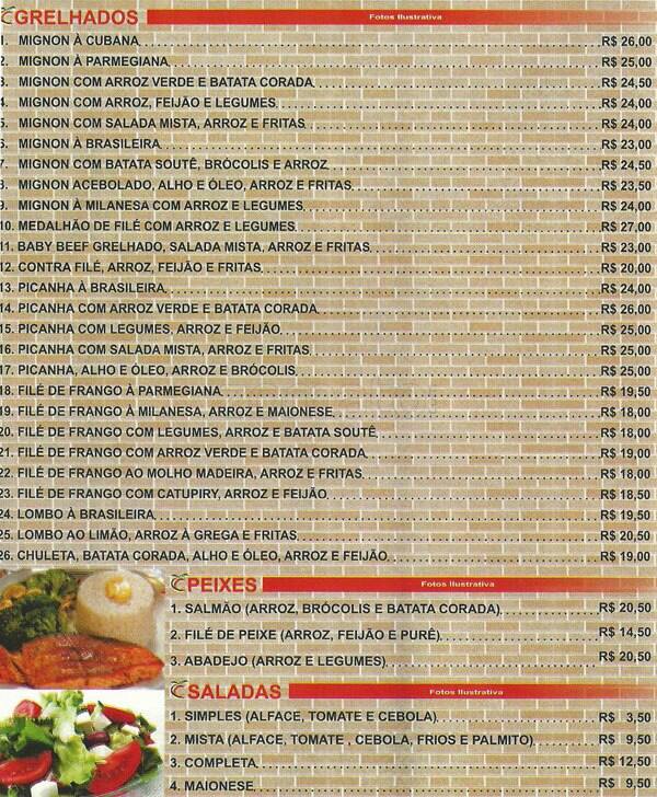 Orange Point cardápio