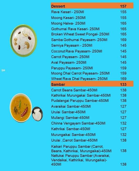 Menu of Shero Home Food - Chettinad, Pallavaram, Chennai