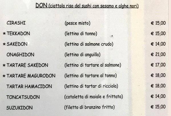 Menu di Soho Café 