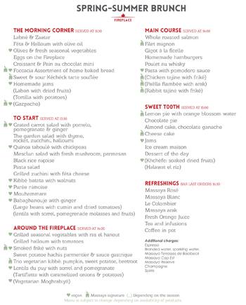 The Fireplace Massaya Menu Menu Podniku The Fireplace Massaya