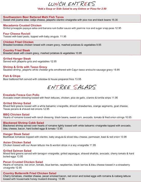 The Union Kitchen Menu Menu For The Union Kitchen Kingwood Houston