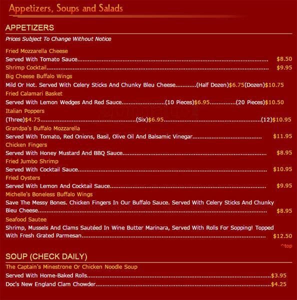 The Big Cheese Menu, Menu untuk The Big Cheese, South Miami, Miami Urbanspoon/Zomato