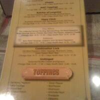 Next Door Pizza And Pub Menu Menu For Next Door Pizza And Pub
