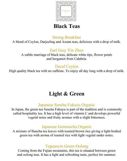 Carta de THE BALCON