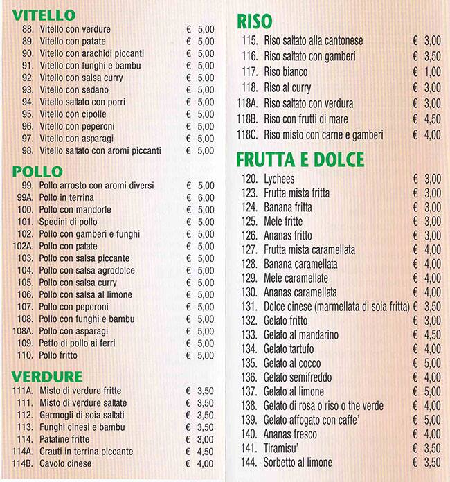 Menu di Xing Long 