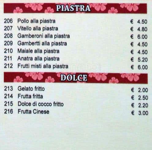 Menu di Xing Long 