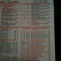Golden Garden Chinese Restaurant Menu