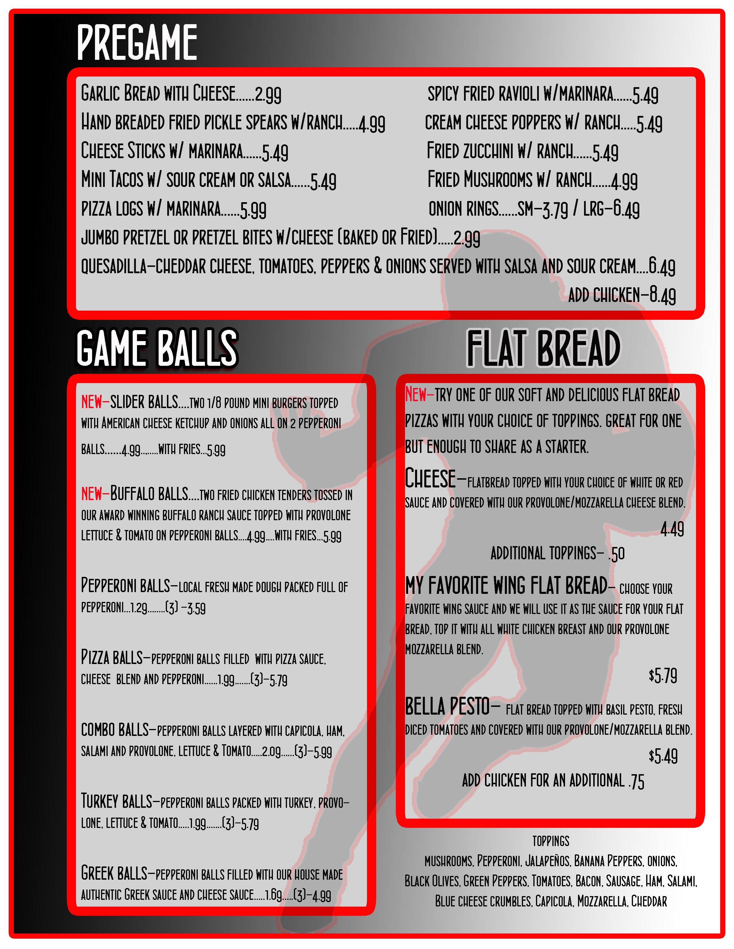 Odis 12 Bar & Grille Menu, Menu for Odis 12 Bar & Grille, Erie, Erie