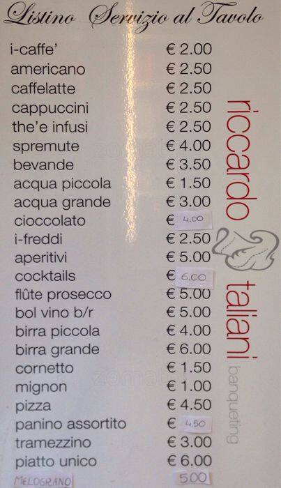 Menu di Dolci e Dolcezze 