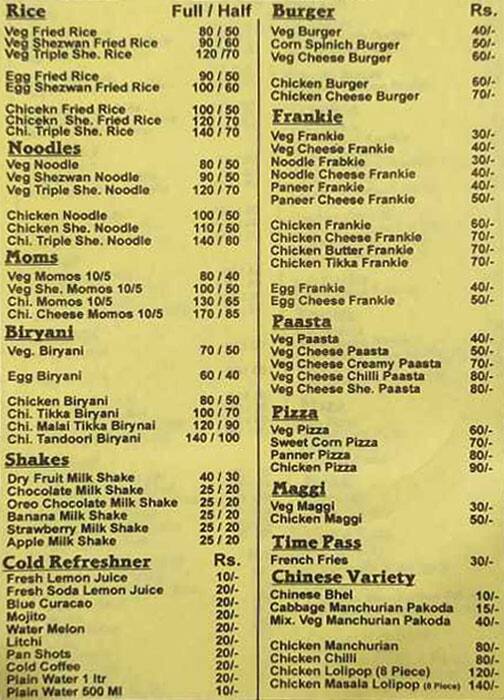Menu of Mane's Kitchen, Badlapur, Thane