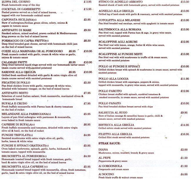 Al Forno Menü, Al Forno, Putney, London için Menü Zomato UK