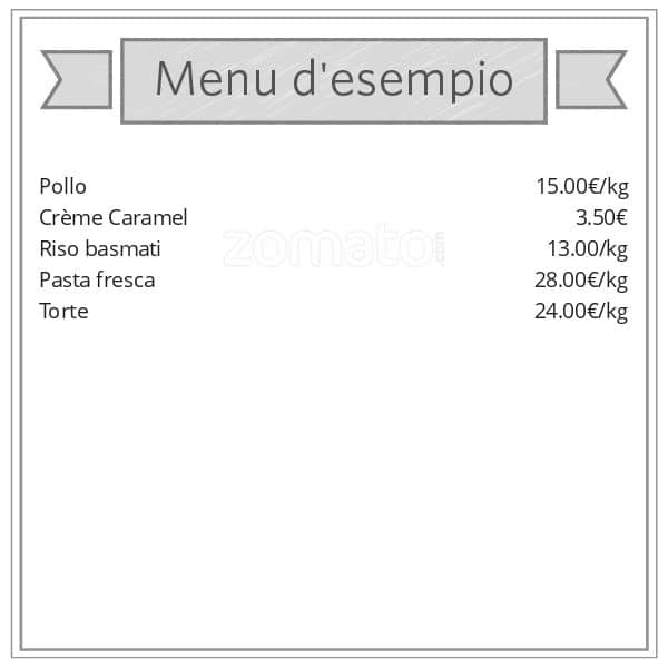 Menu di Rosticceria Leoncino 