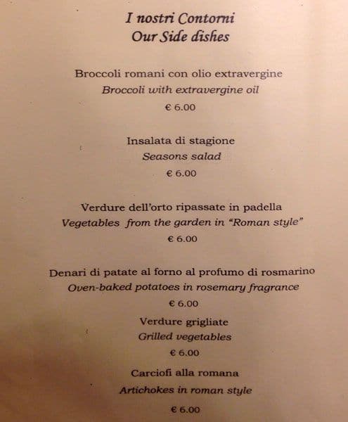 Menu di Mecenate Palace Hotel 