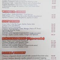 Spanish Bar Menu Menu Untuk Spanish Bar Seaford Melbourne