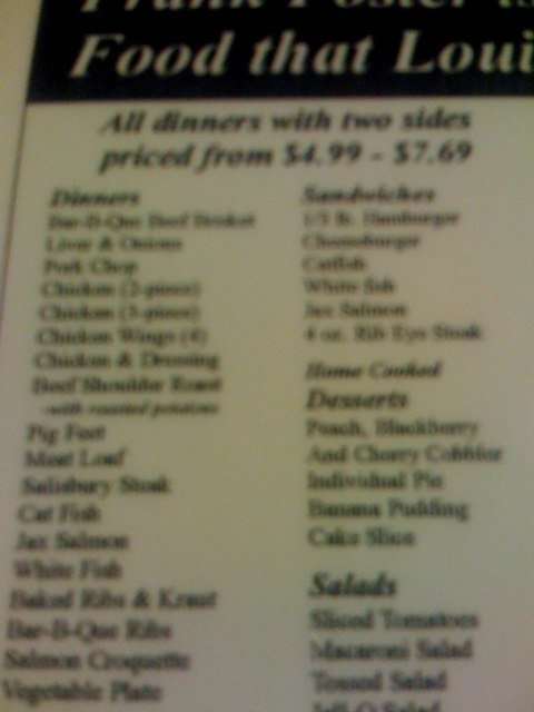 Franco's Restaurant & Catering Menu - Urbanspoon/Zomato