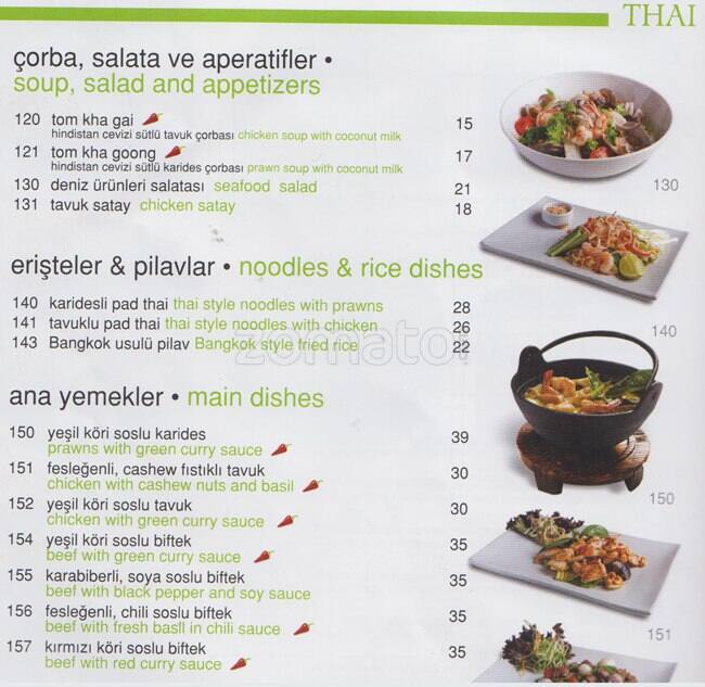 Quick China Caddebostan menu