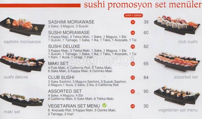 Quick China Caddebostan menu