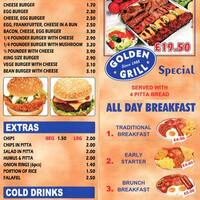Golden Grill Menu Menu For Golden Grill Sunbury On Thames London Golden Grill Menu Menu For Golden Grill Sunbury On Thames London