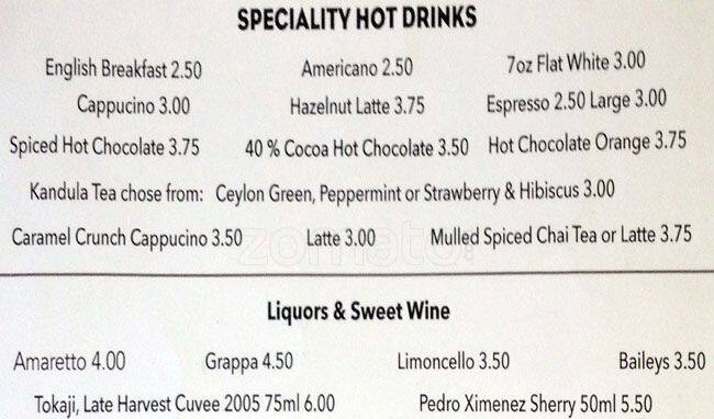Per Tutti menu