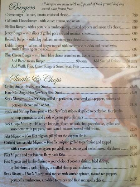 Menu At Bedrock Bistro By Clementines Restaurant Avon By The Sea 0687