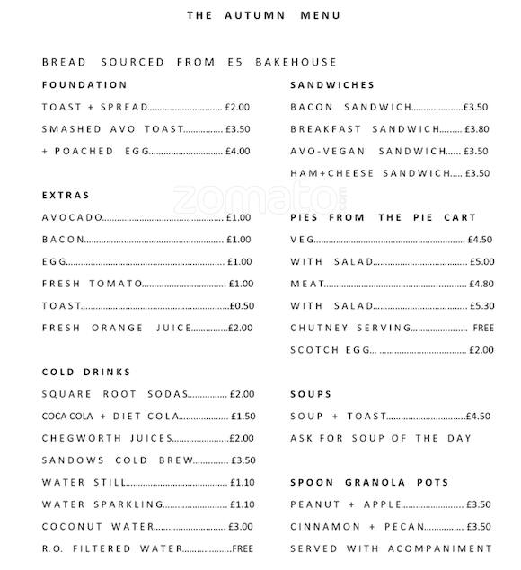 China Plate Espresso Menu, Menu for China Plate Espresso, Stoke Newington, London Zomato UK